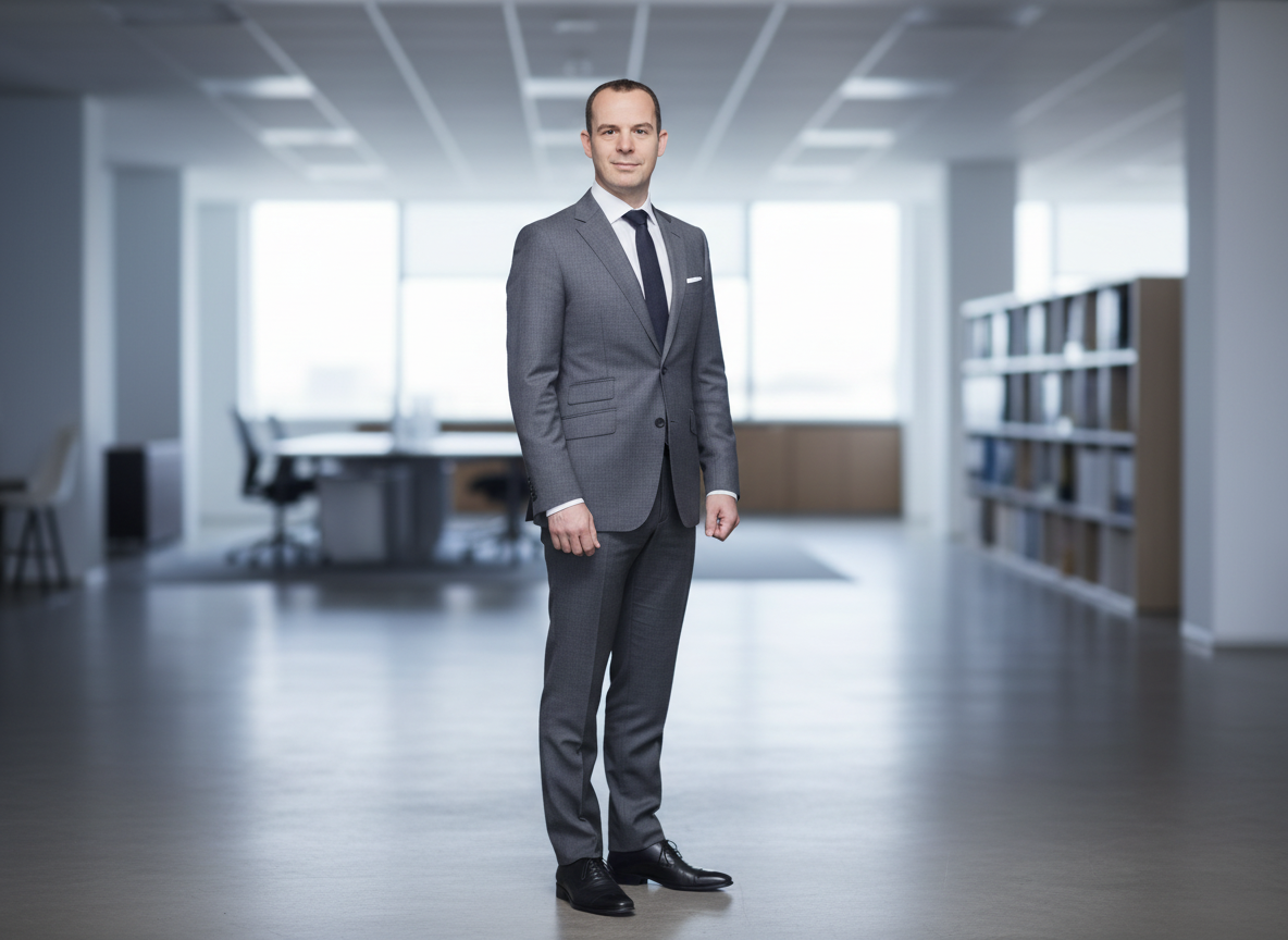 Modern Grey Business Suit